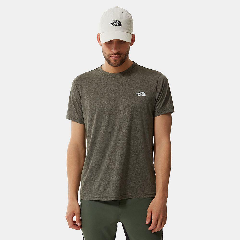 The North Face Reaxion Amp Ανδρικα T Shirt - Πρασινο (CHGX45631)